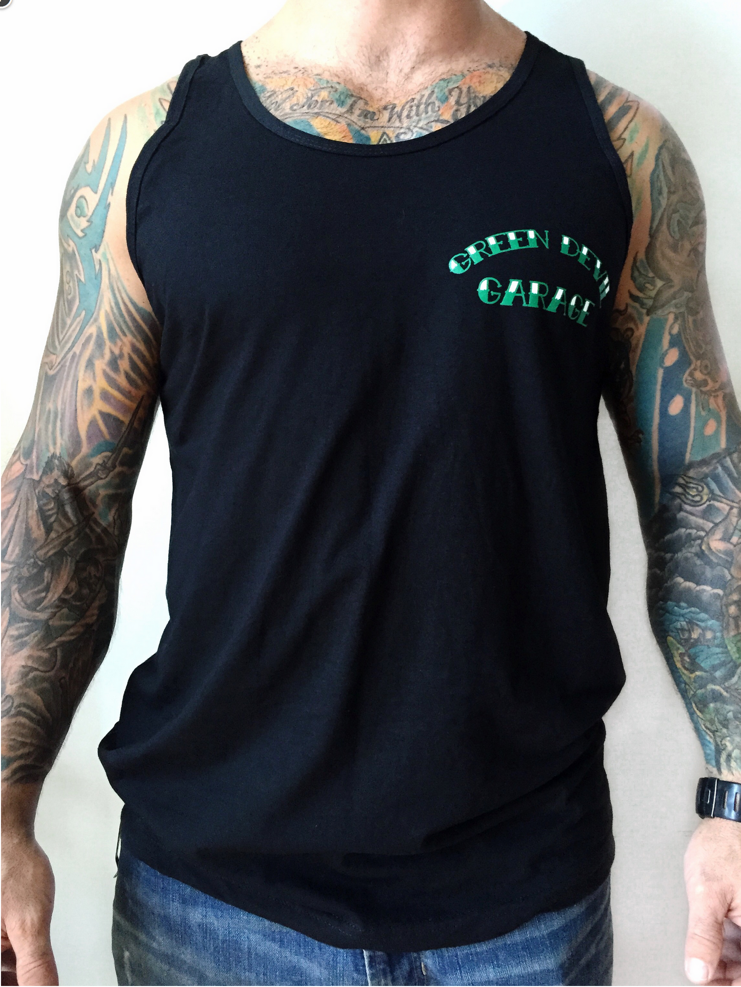 BIKES & BUILDS AMERICAN APPAREL MEN'S TANK TOP