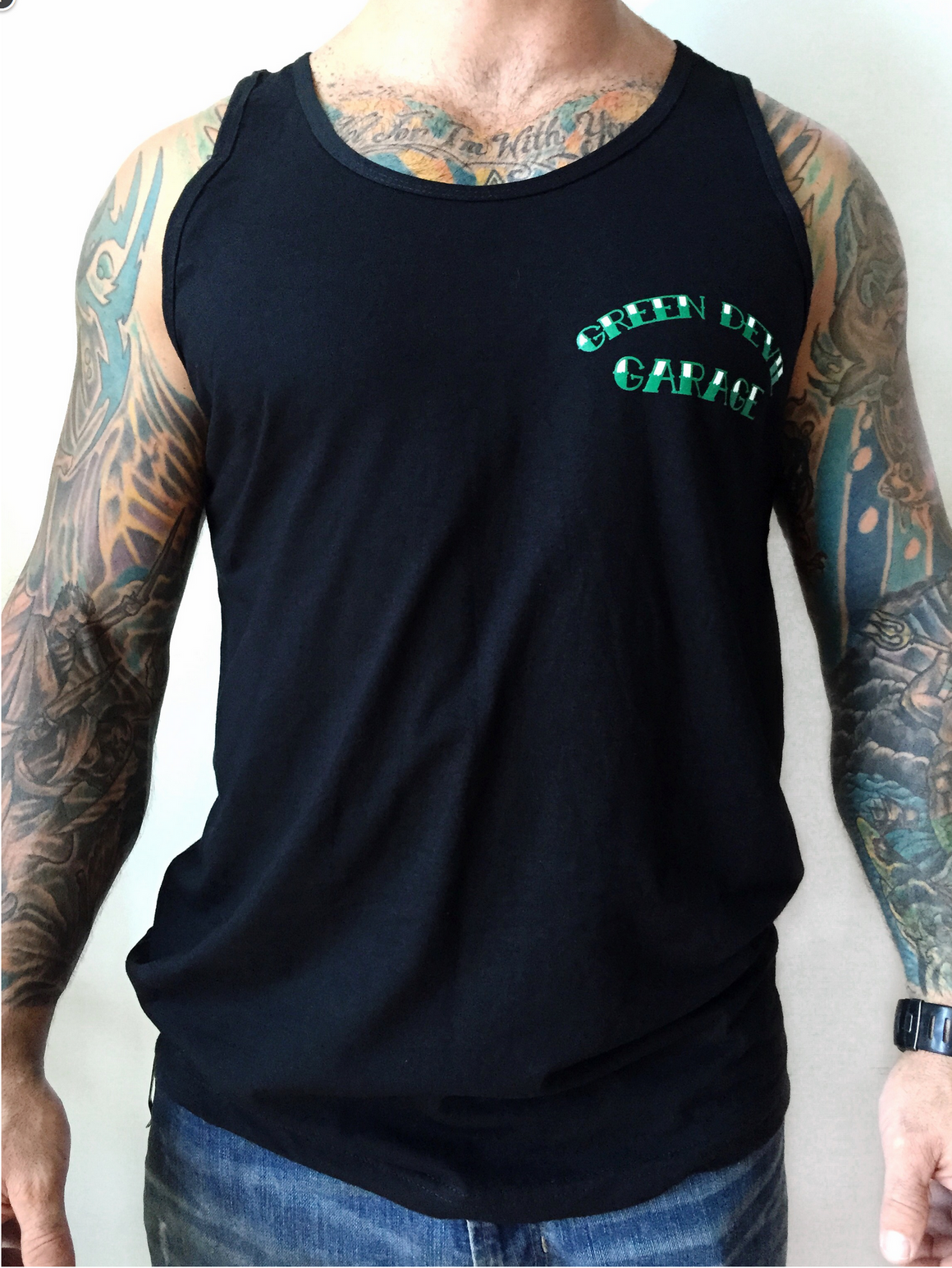 BIKES & BUILDS AMERICAN APPAREL MEN'S TANK TOP
